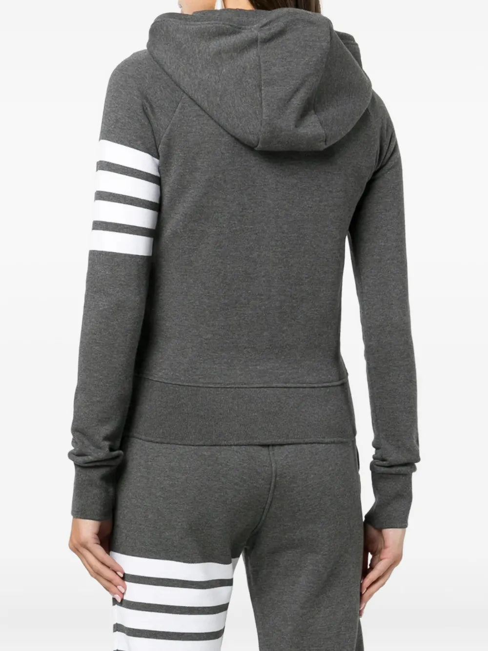 Zip Hoodie With Engineered 4 Bar