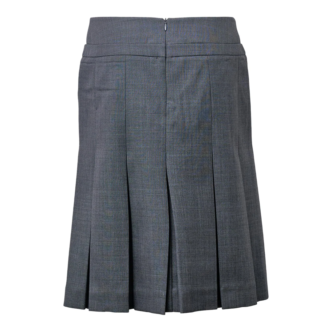 Bow Waist Pleated Skirt
