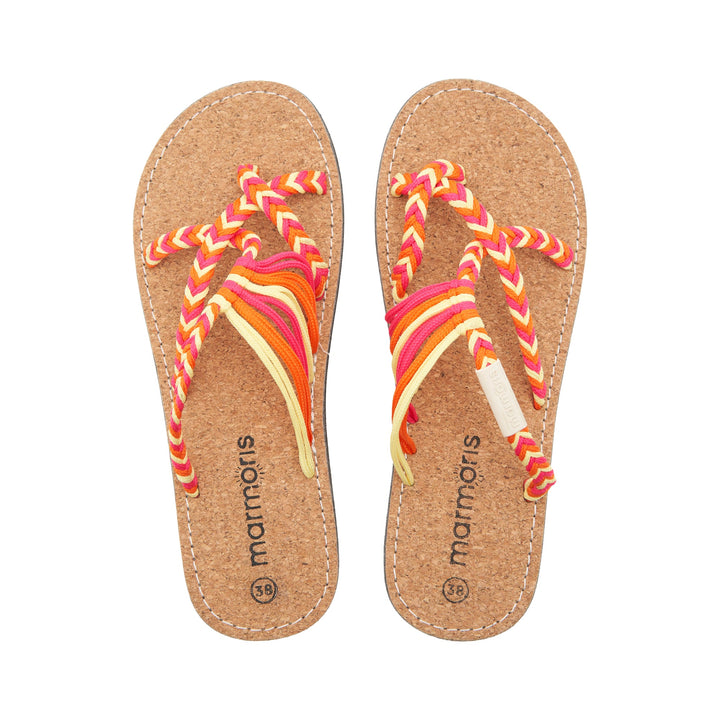 Seaside Tropical Flat Sandals