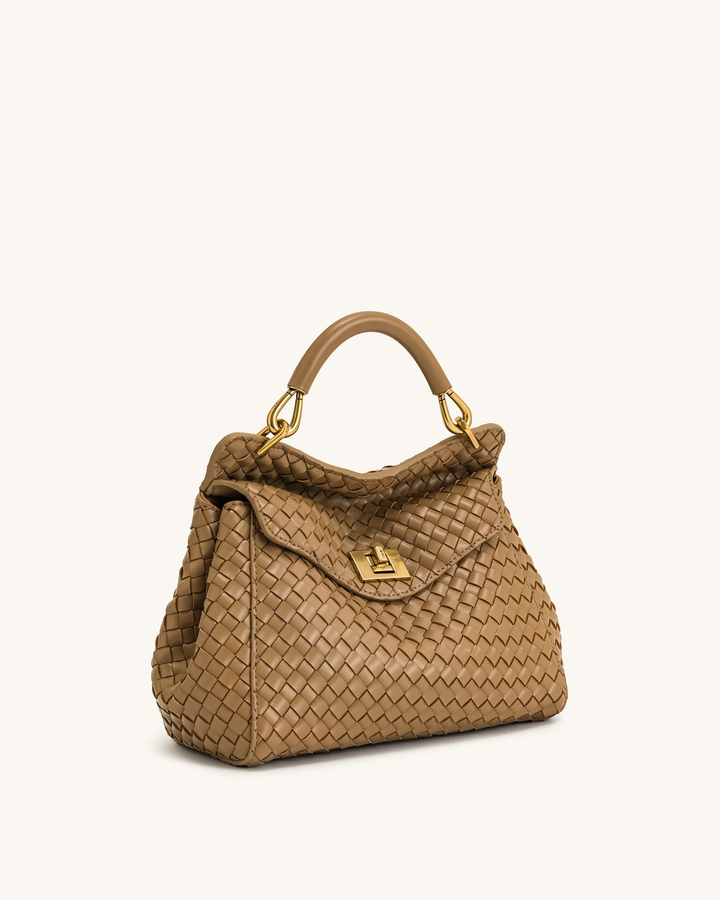 Lucia Classic Top Handle Woven Bag