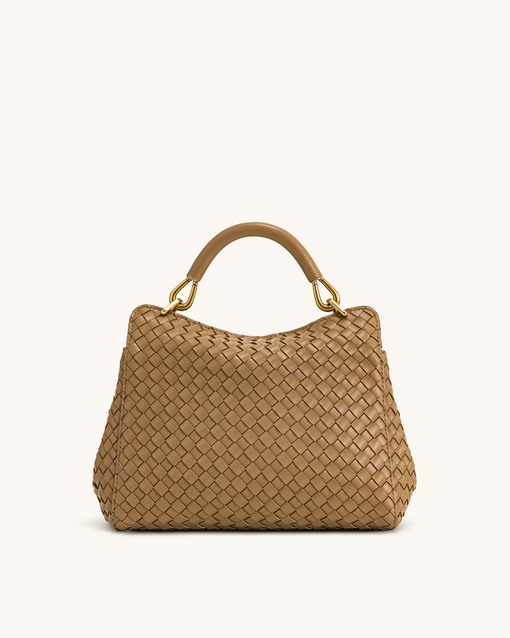 Lucia Classic Top Handle Woven Bag