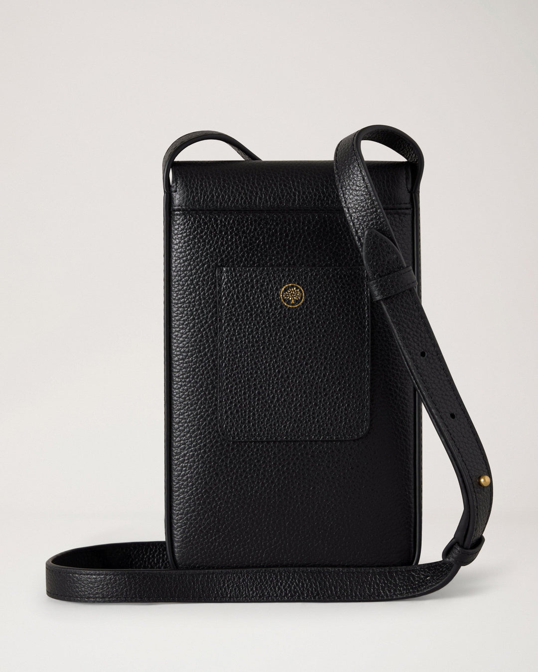 Press Stud Phone Pouch Small Classic Grain