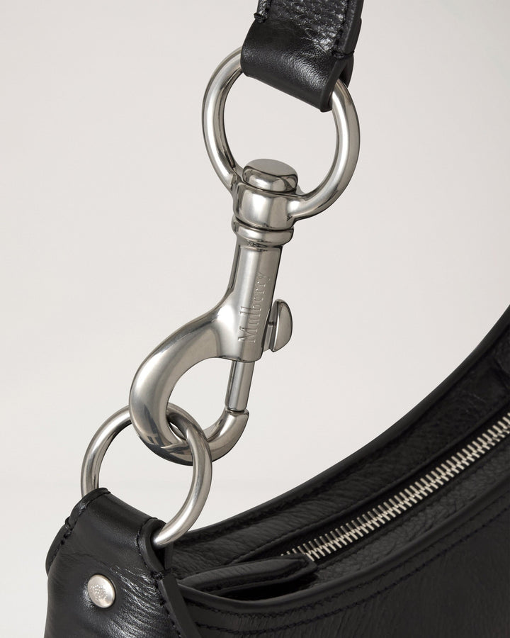 Small Hackney Shoulder Bag High Shine Leather