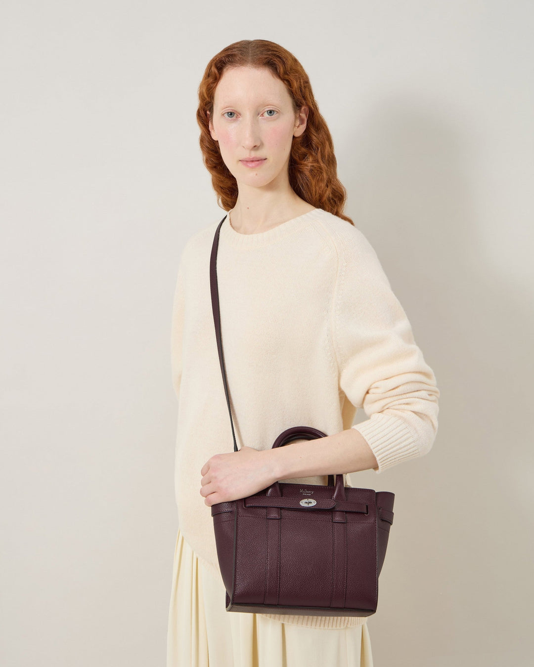 Mini Zipped Bayswater Small Classic Grain