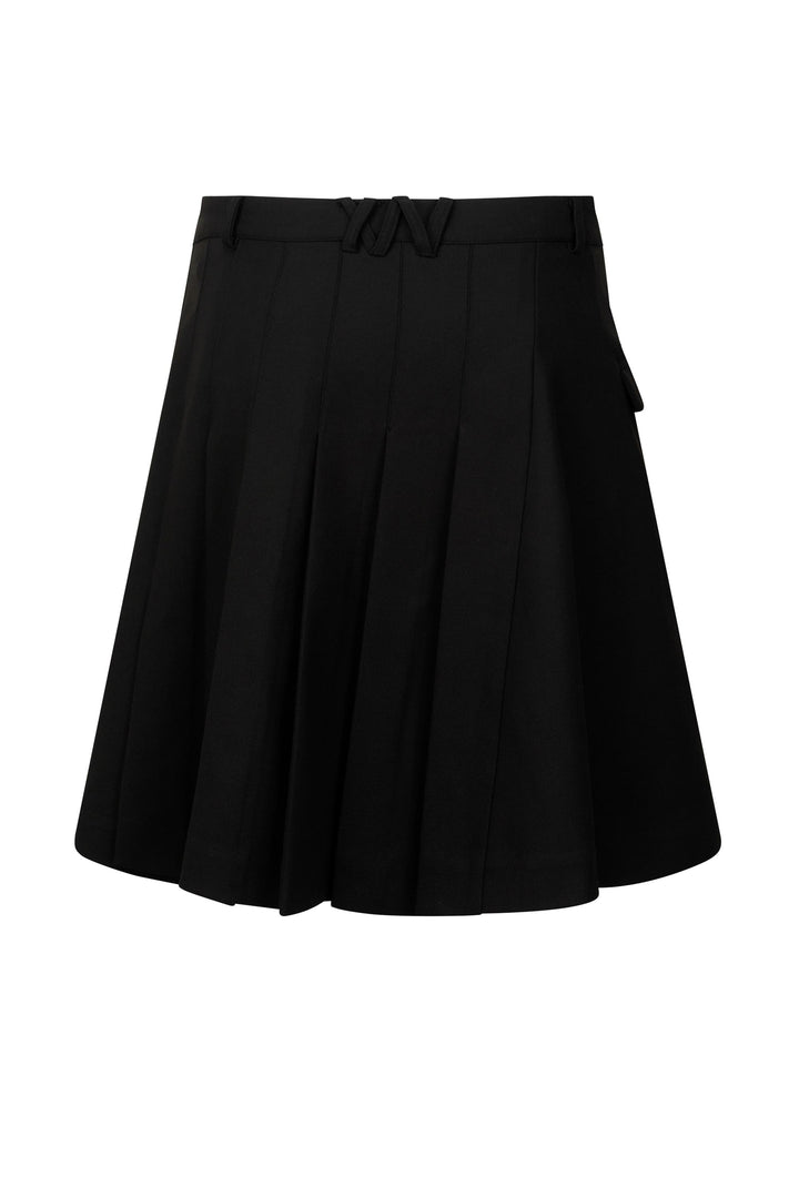 Magnetic Pleated Midi Skirt