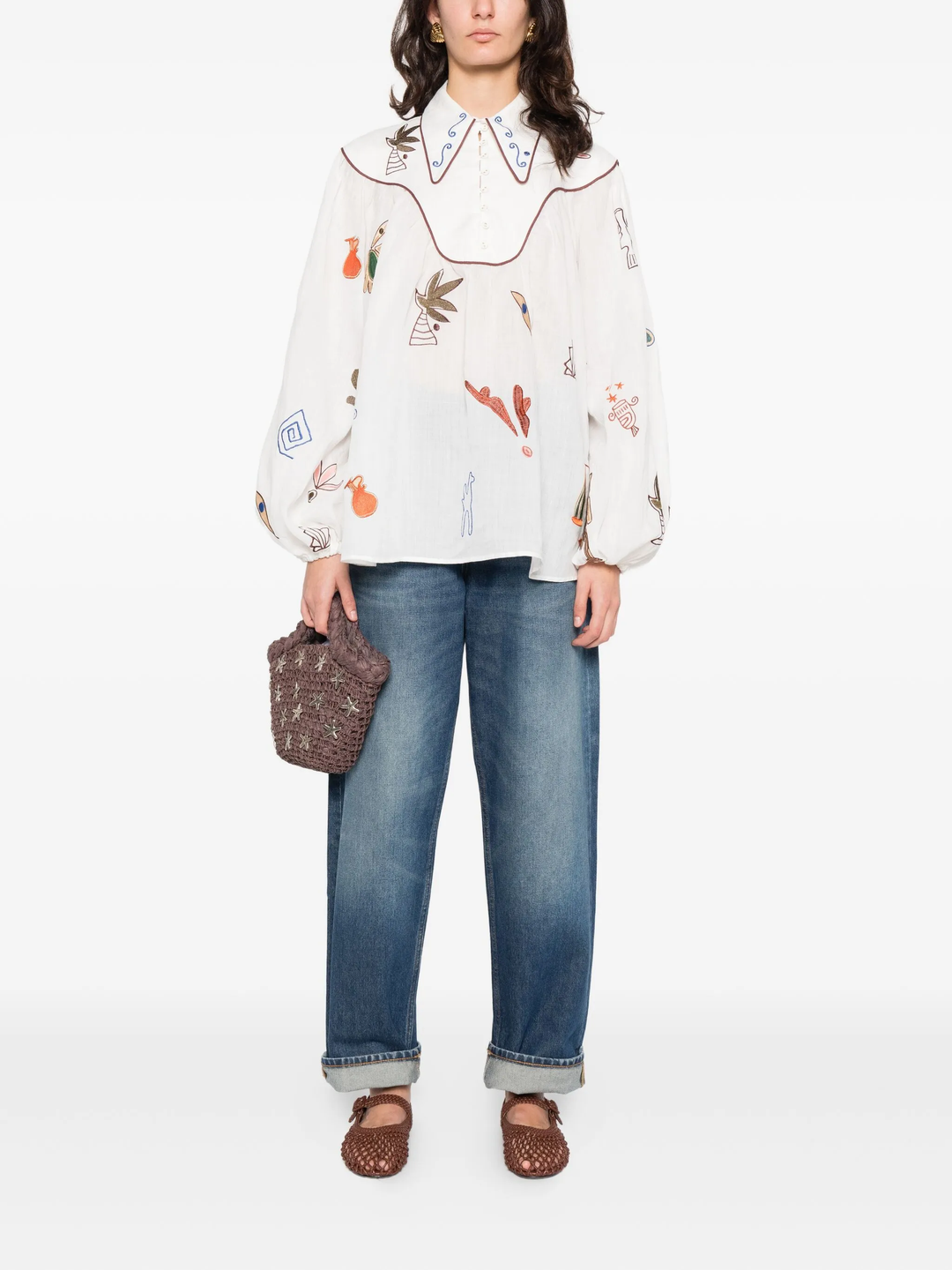 Mina Embroidered Blouse