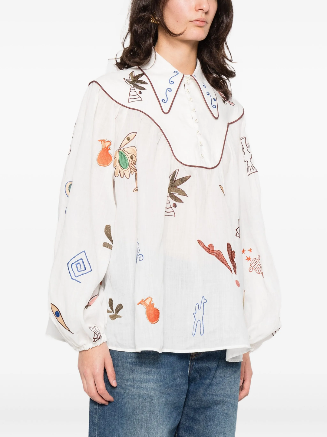 Mina Embroidered Blouse