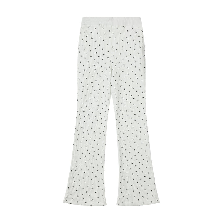 Pattern Flare Pants