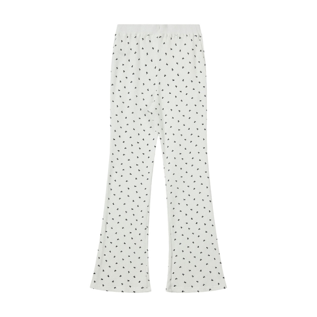 Pattern Flare Pants
