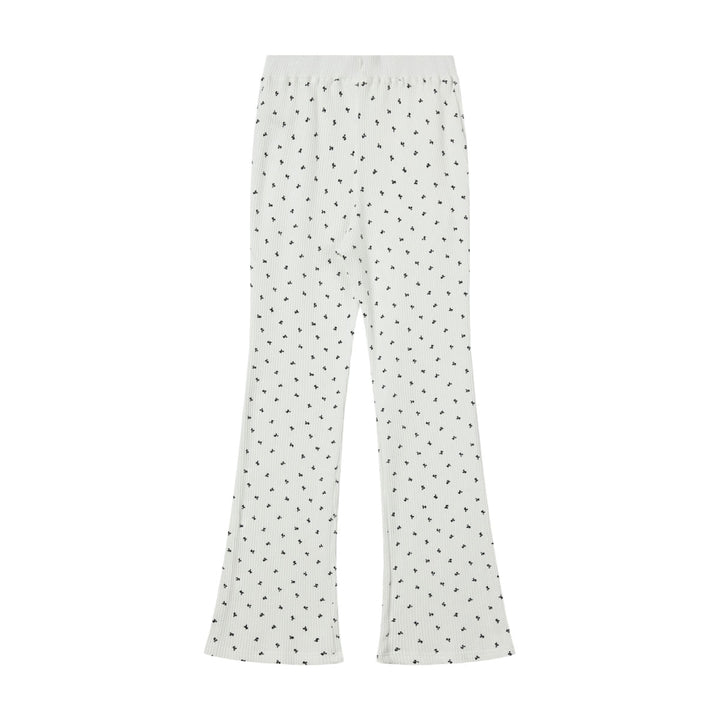 Pattern Flare Pants