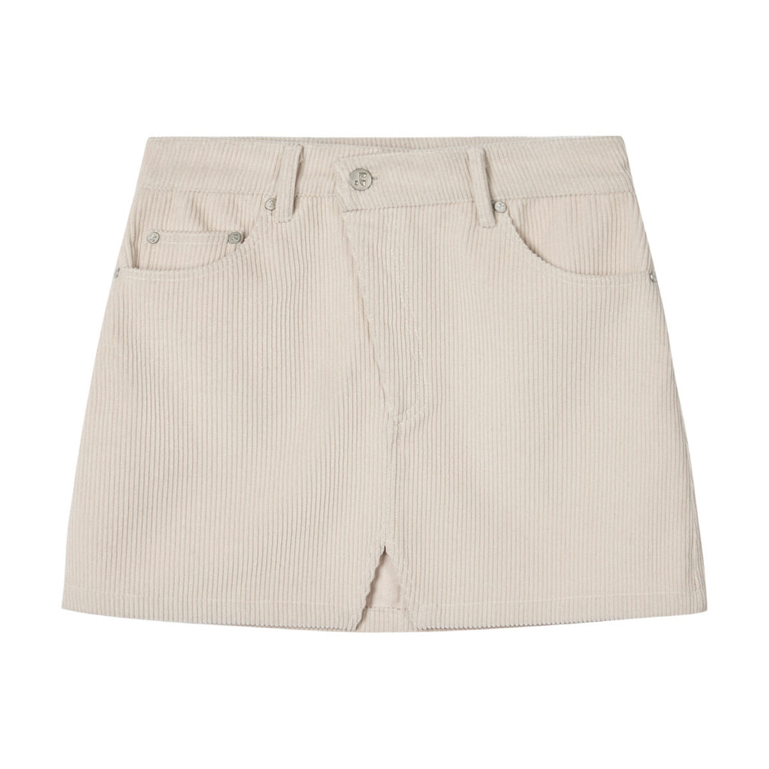 Corduroy Unbalance Skirt