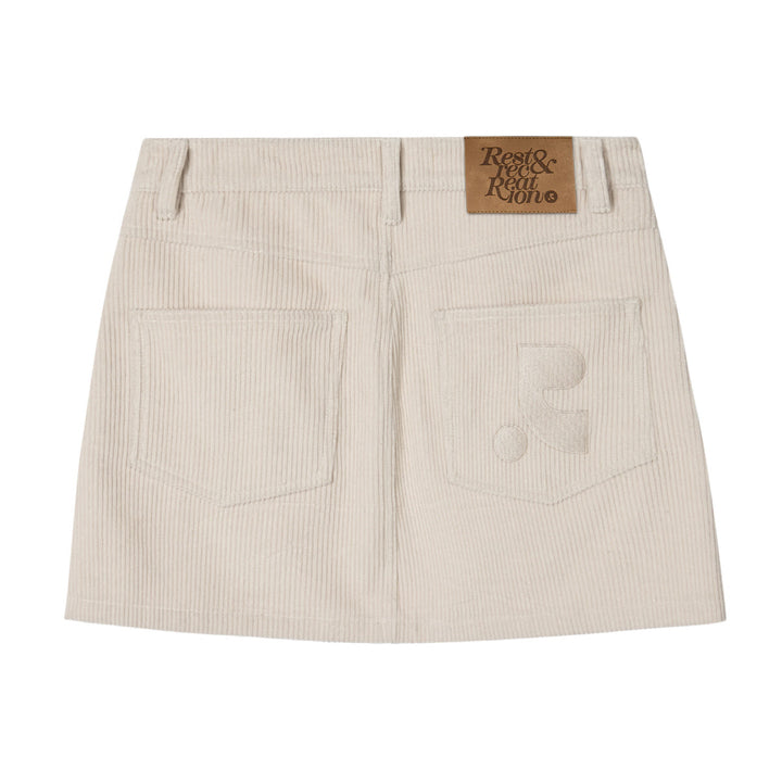 Corduroy Unbalance Skirt