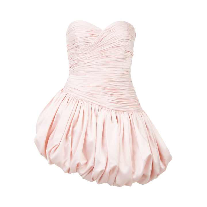 Balloon Draped Mini Dress