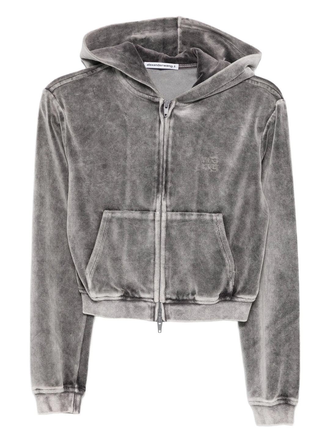 Shrunken Zip-Up Hoodie