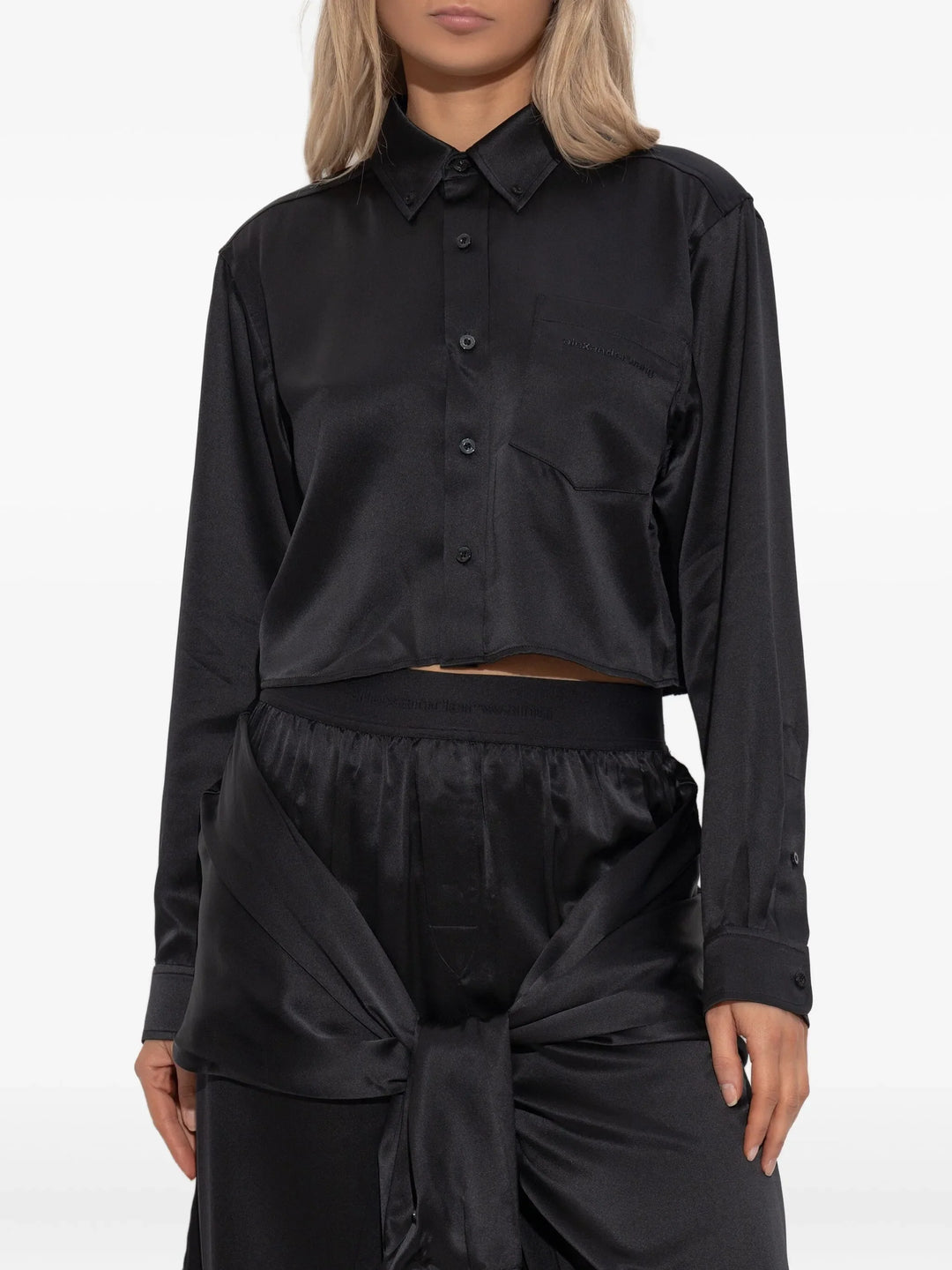 Cropped Boyfriend Shirt