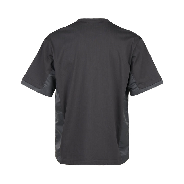 Nylon Twill x Cotton Jersey T-Shirt