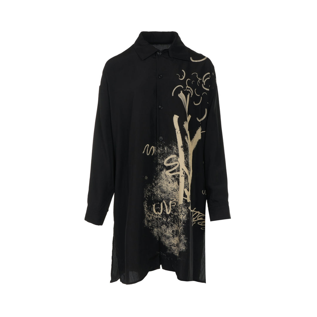 Cloth Collar Big Shirt