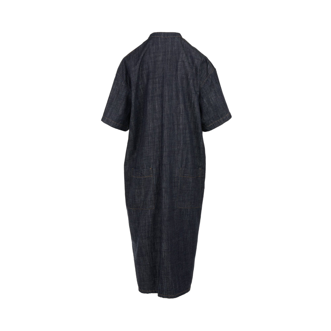 Half Sleeve Box Shirt Dress