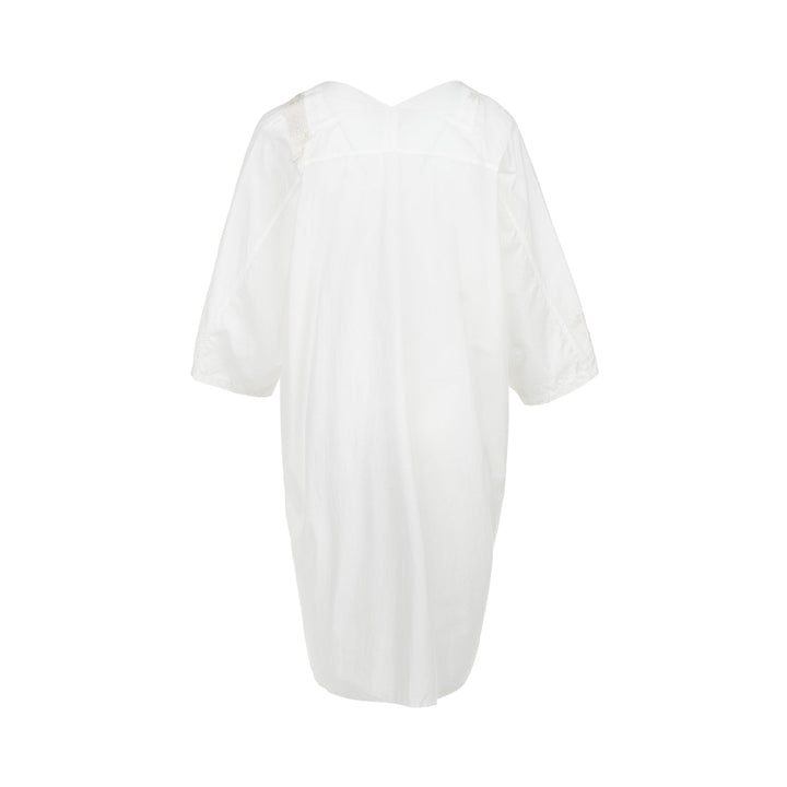 Arranged Sleeve V Neck Dress