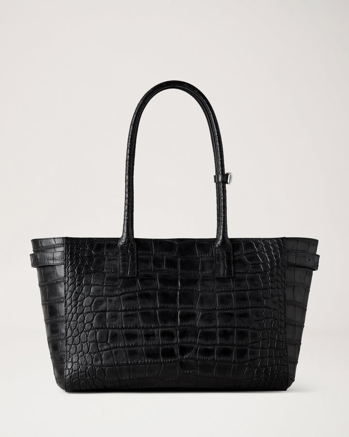 Buckle Bayswater Black Croc Natural Vegetable Tanned