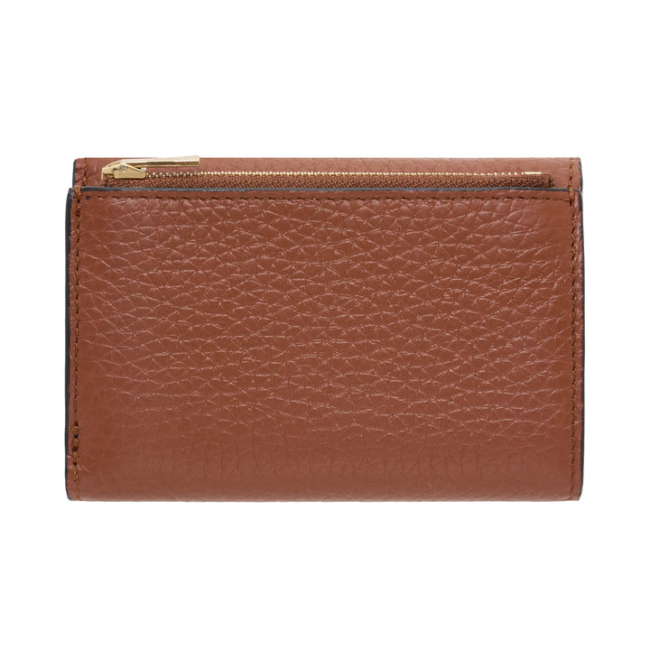 Folded Multi-Card Wallet Bright Oak Heavy Grain
