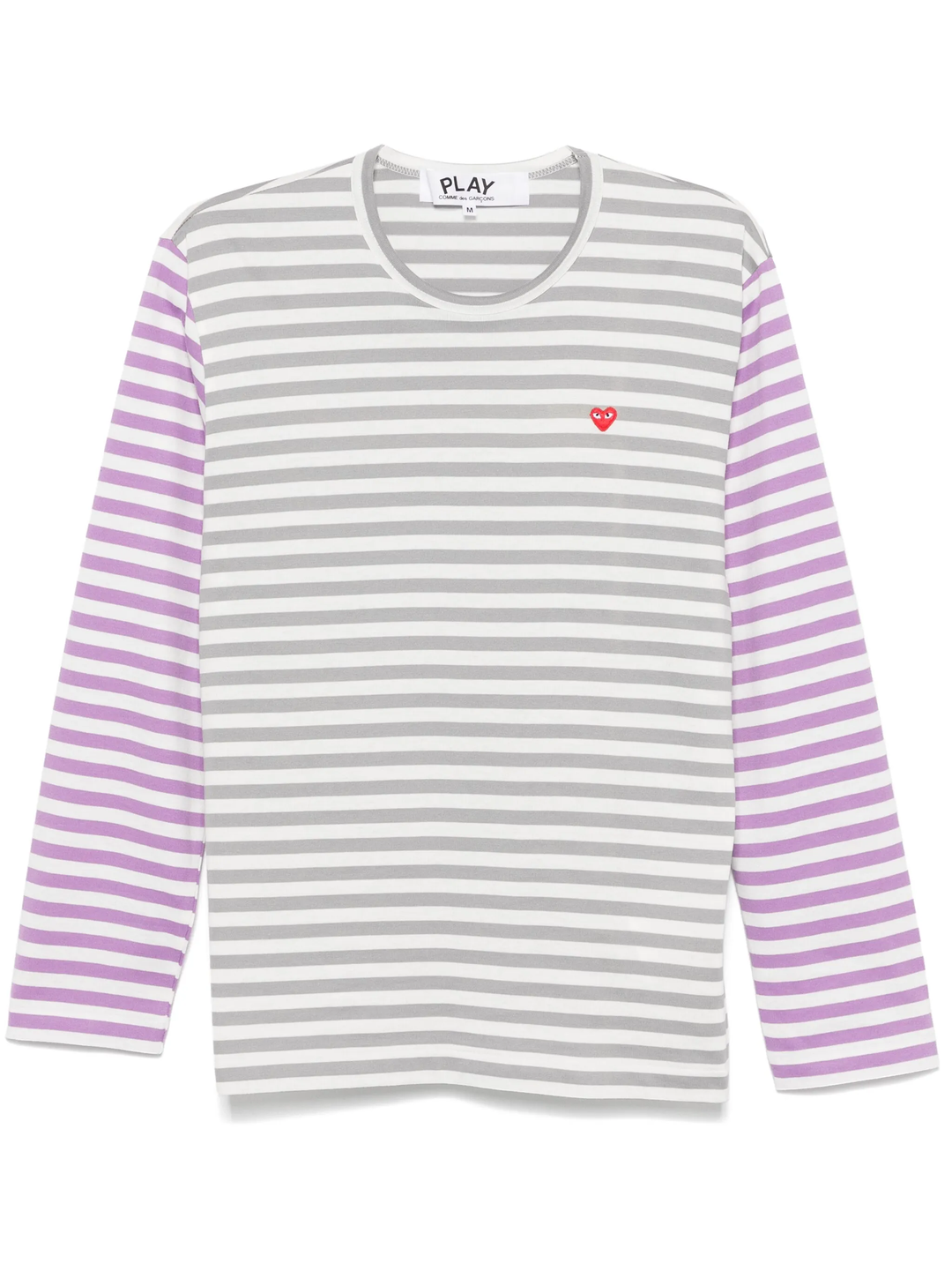 Bi-Color Striped Long Sleeve Tee