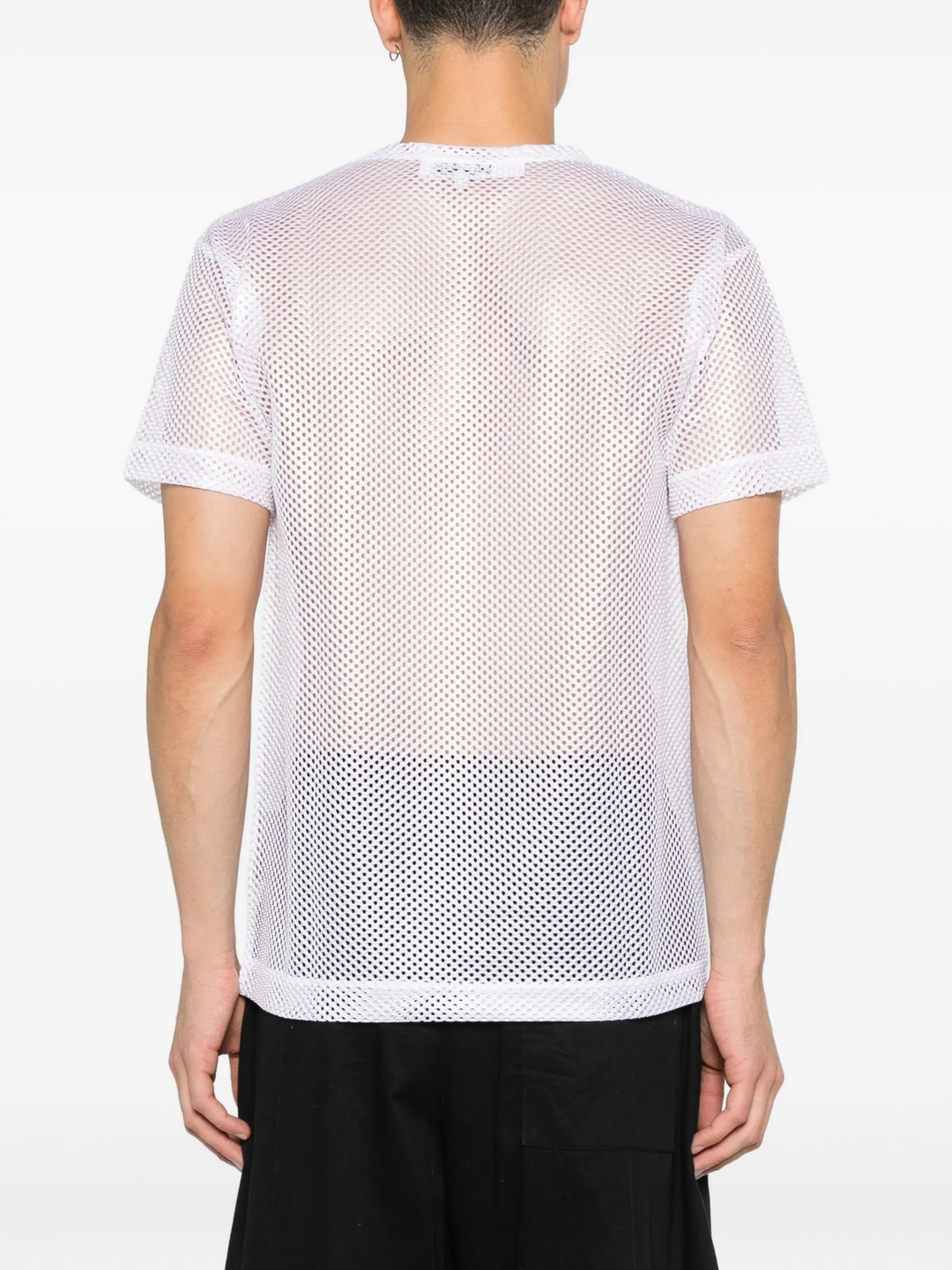 Red Heart Emblem Mesh Tee