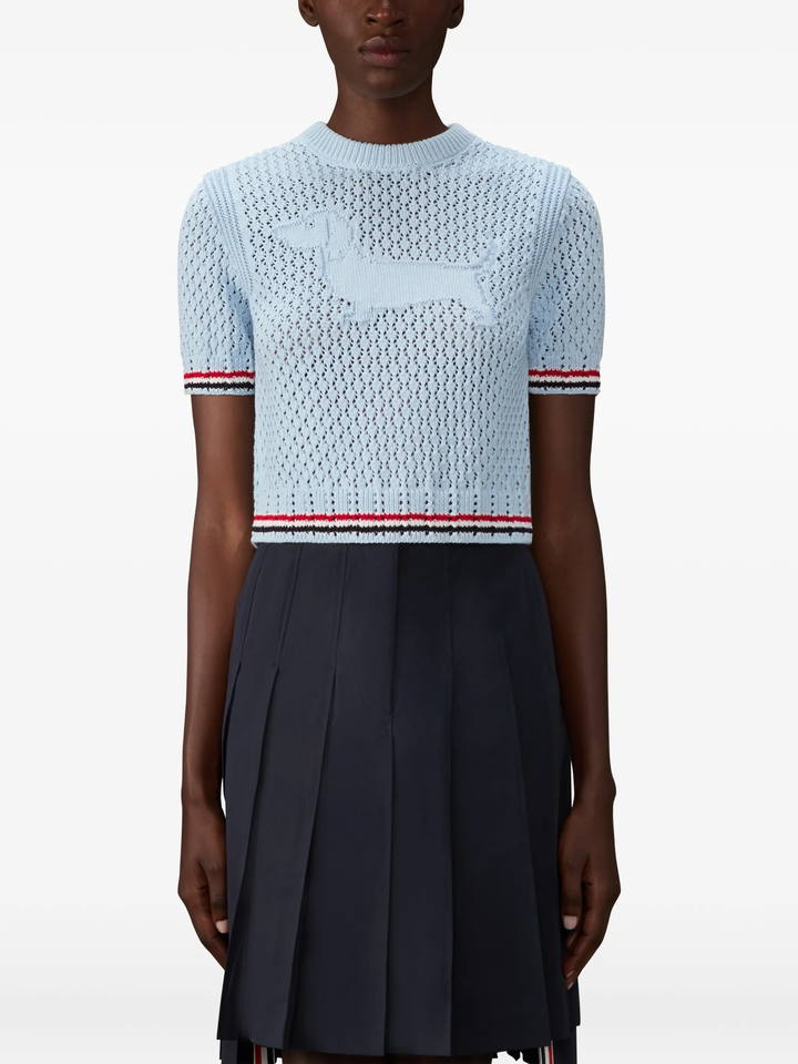 Hector Icon Pointelle Stitch Top