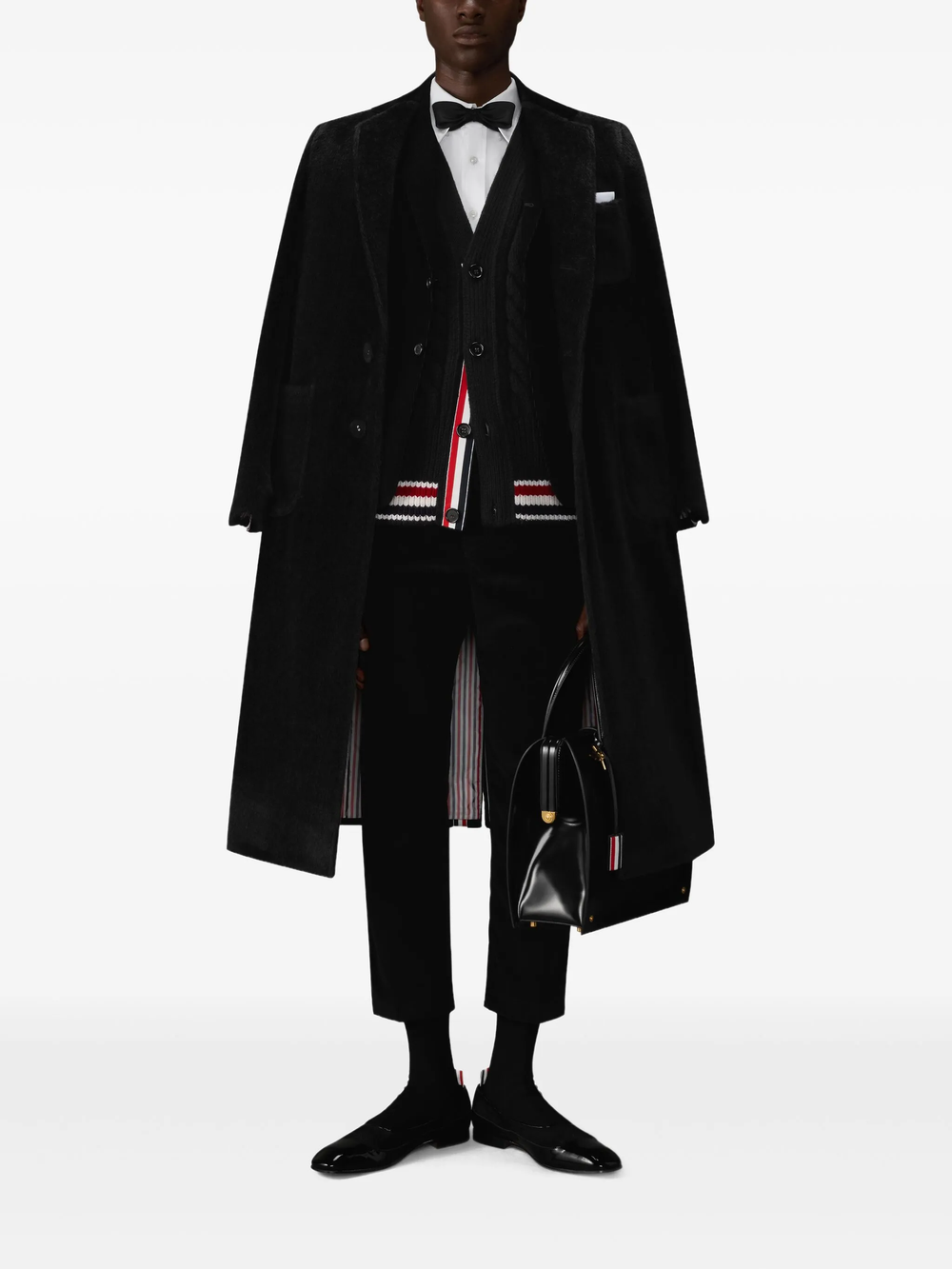 Thom Browne Baby Cable V Neck Cardigan - view 2