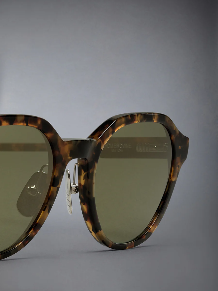 Oval Sunglasses In Acetate