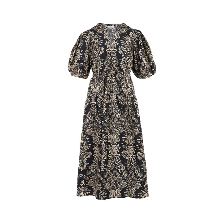 Harriet Puff Sleeve Midi Dress