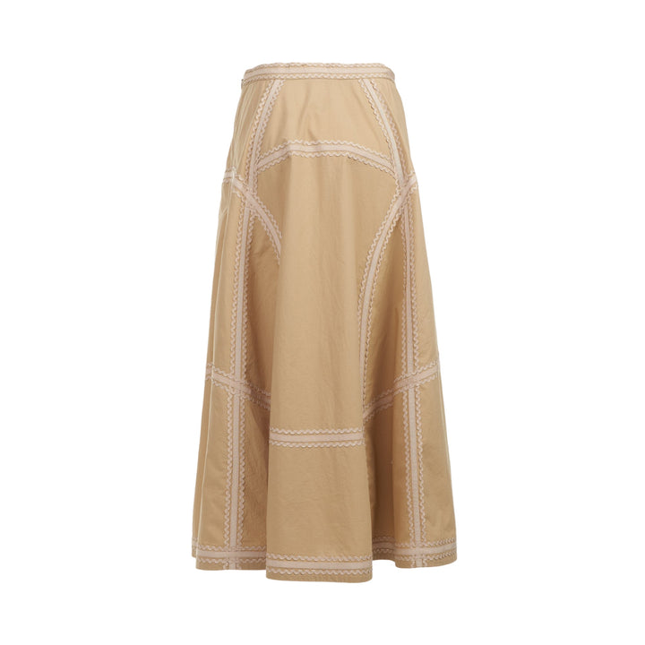 Norah A-Line Midi Skirt