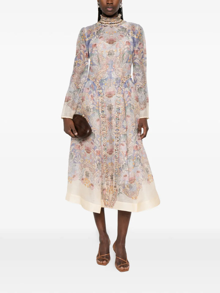 Rebellion Beaded Midi Dress