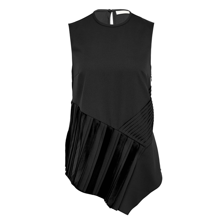Pleated Panel Woven Top