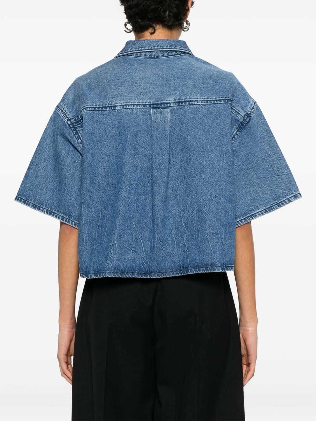 Cropped Short Sleeve Shirt