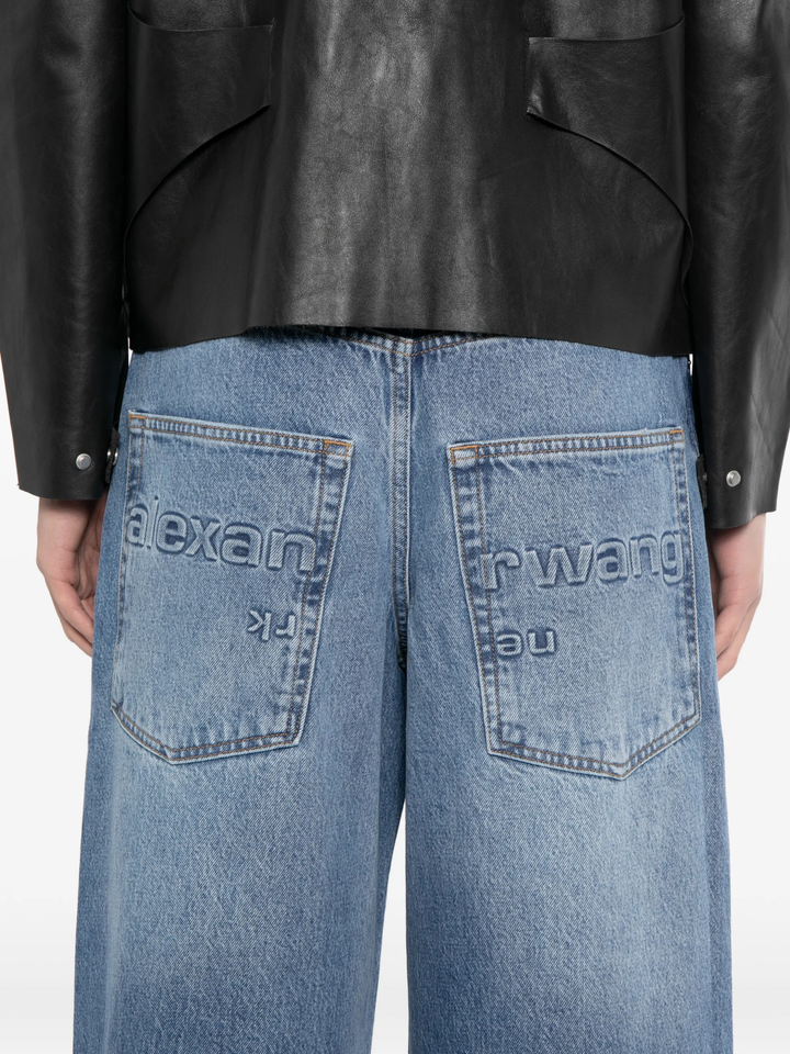 Surge Low Rise Wide Leg Jeans