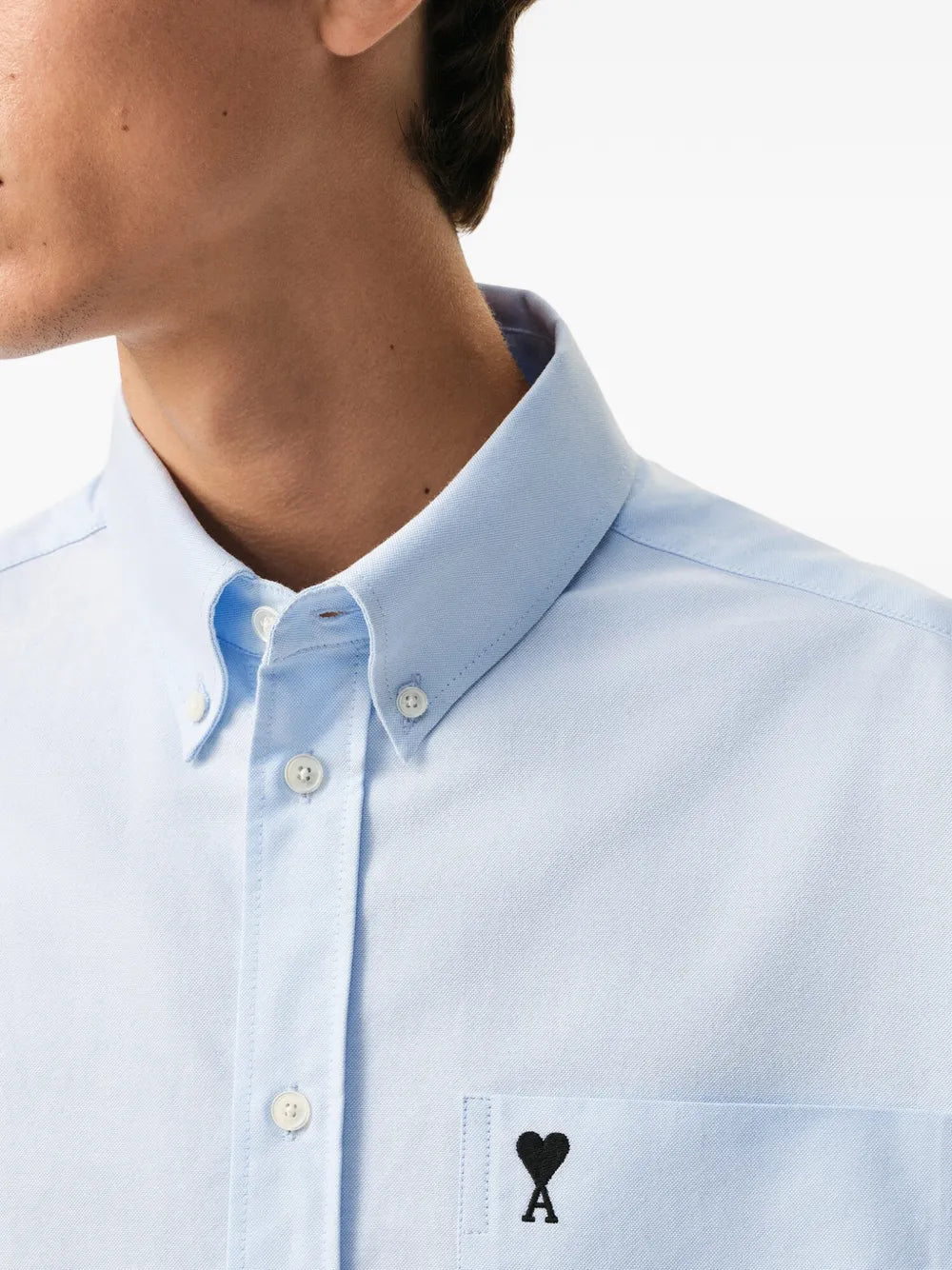 Short Sleeve Shirt With Embroidered Adc