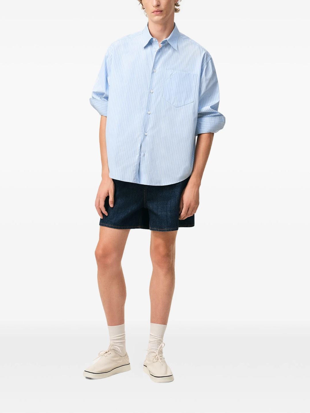 Embossed ADC Boxy Shirt