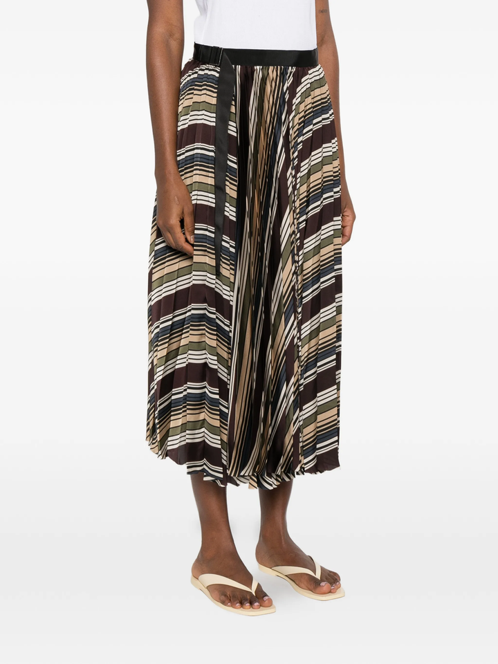 Horizontal Stripe Skirt
