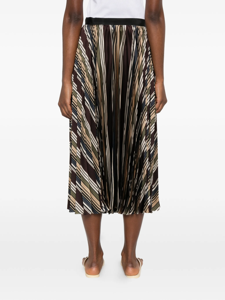 Horizontal Stripe Skirt