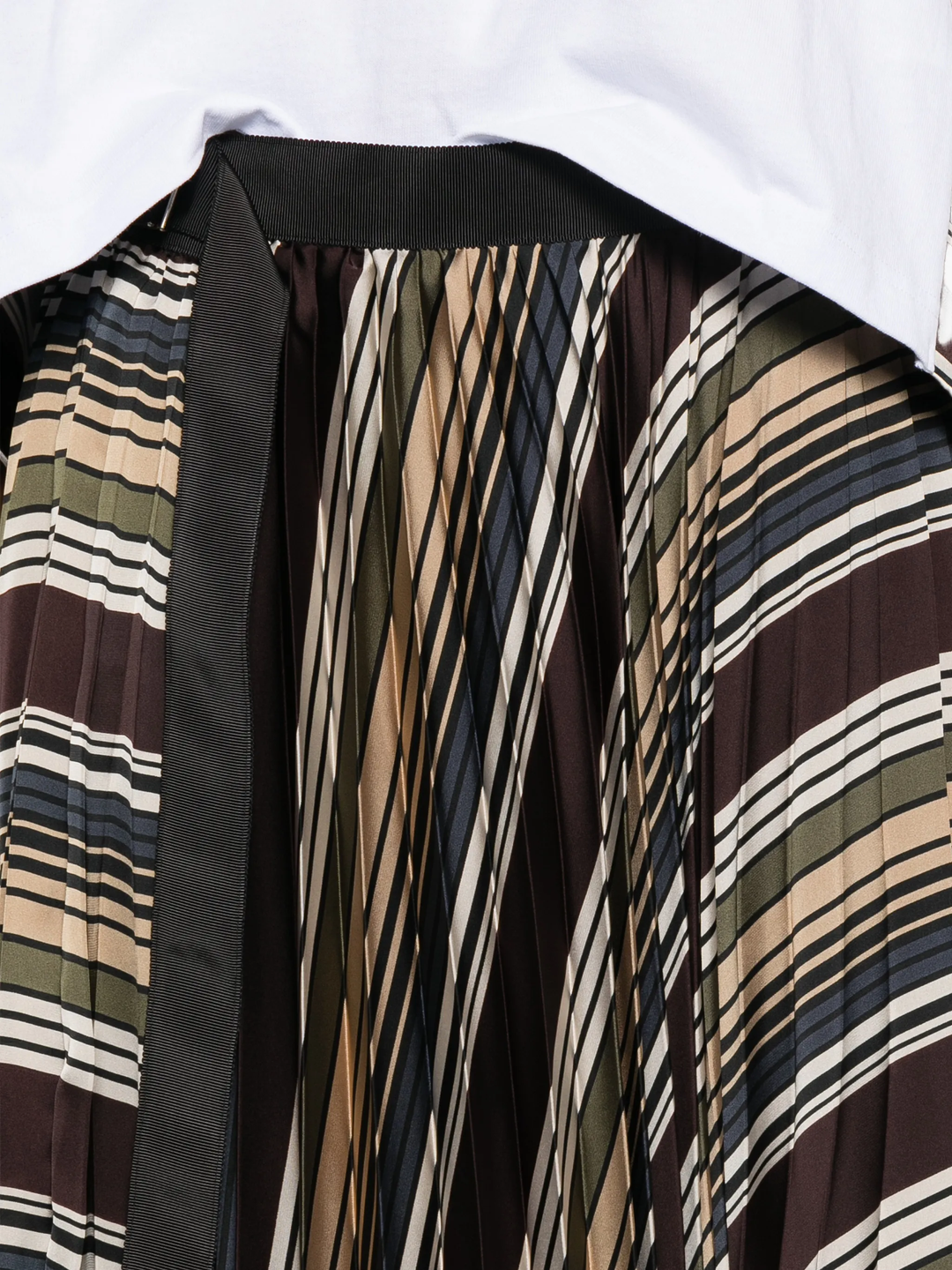 Horizontal Stripe Skirt