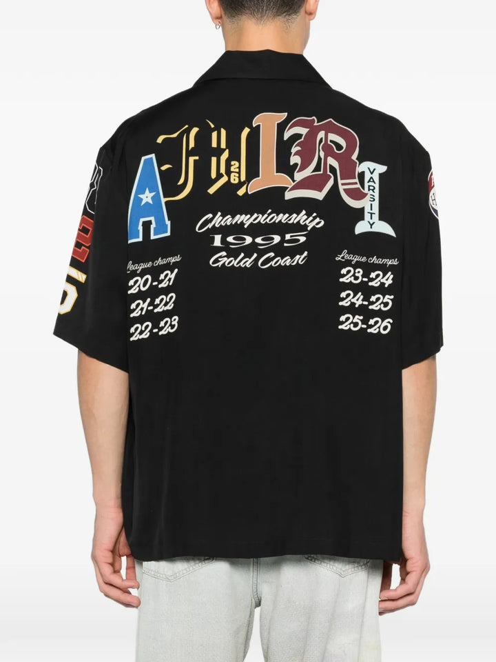 AMIRI Varsity Patch Camp Shirt