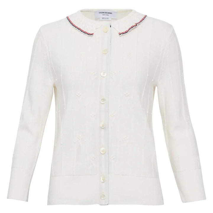 Bobble Stitch 3/4 Sleeve Knit Top