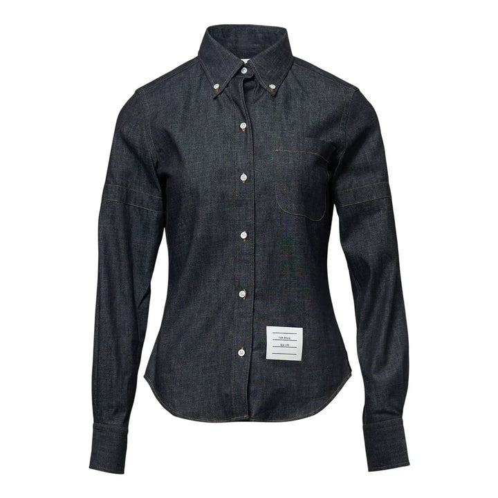 Classic Long Sleeve Point Collar Shirt