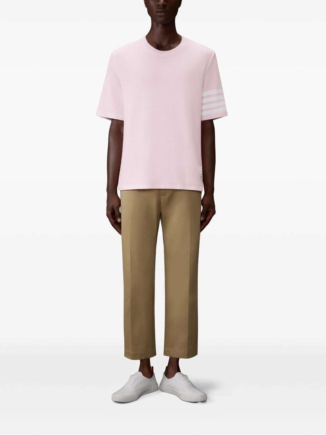 Short Sleeve Textured Pique Tee