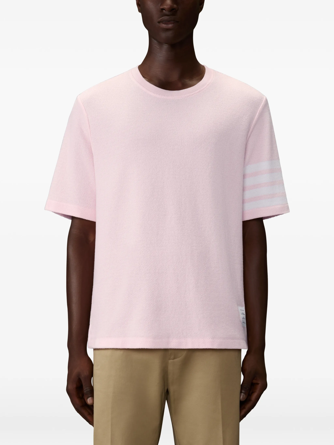 Short Sleeve Textured Pique Tee
