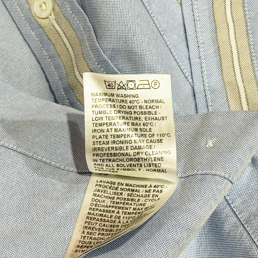 Straight Fit Button Down Short Sleeve Shirt