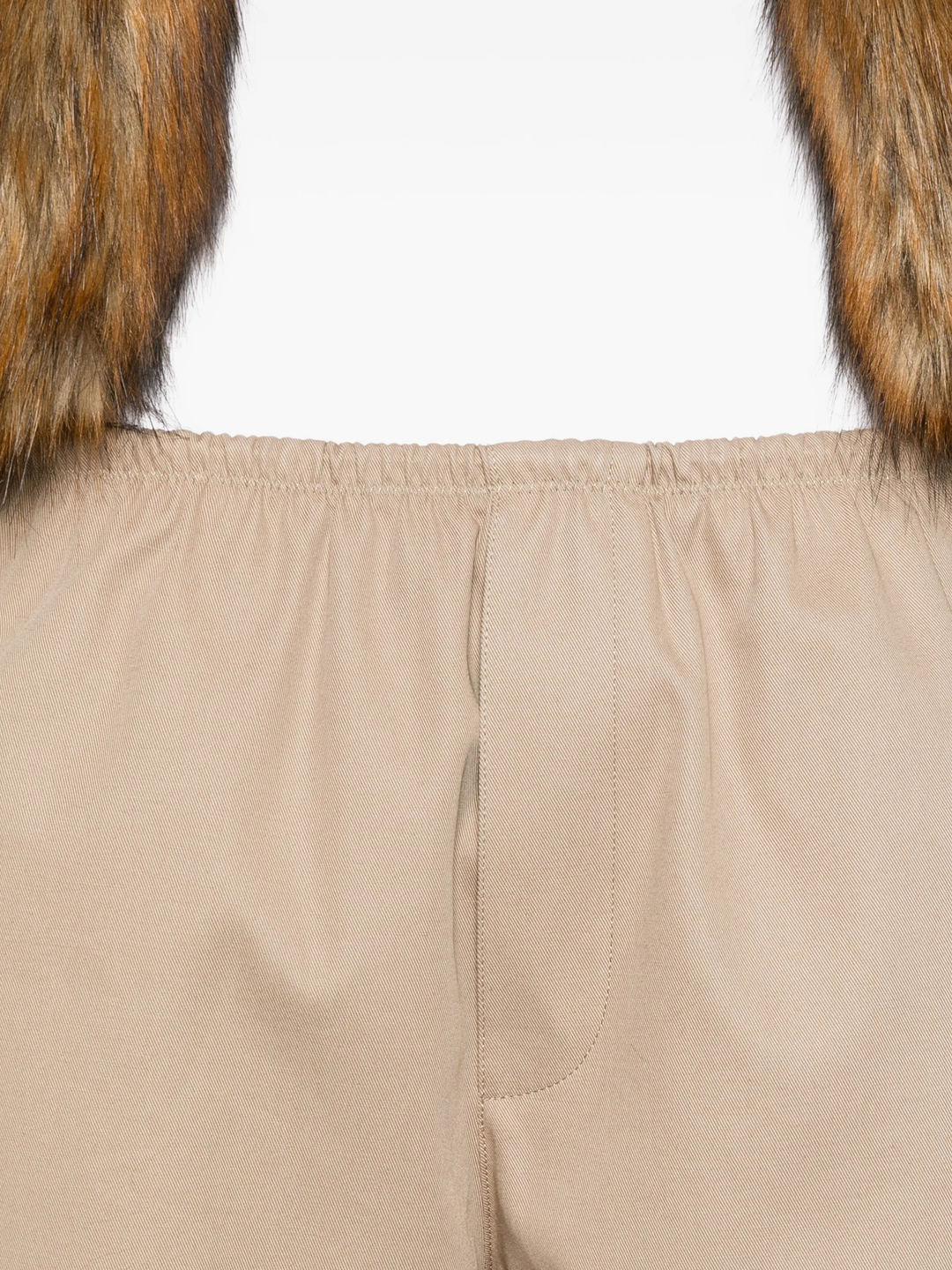 Mid-Rise Logo Elastic Pants