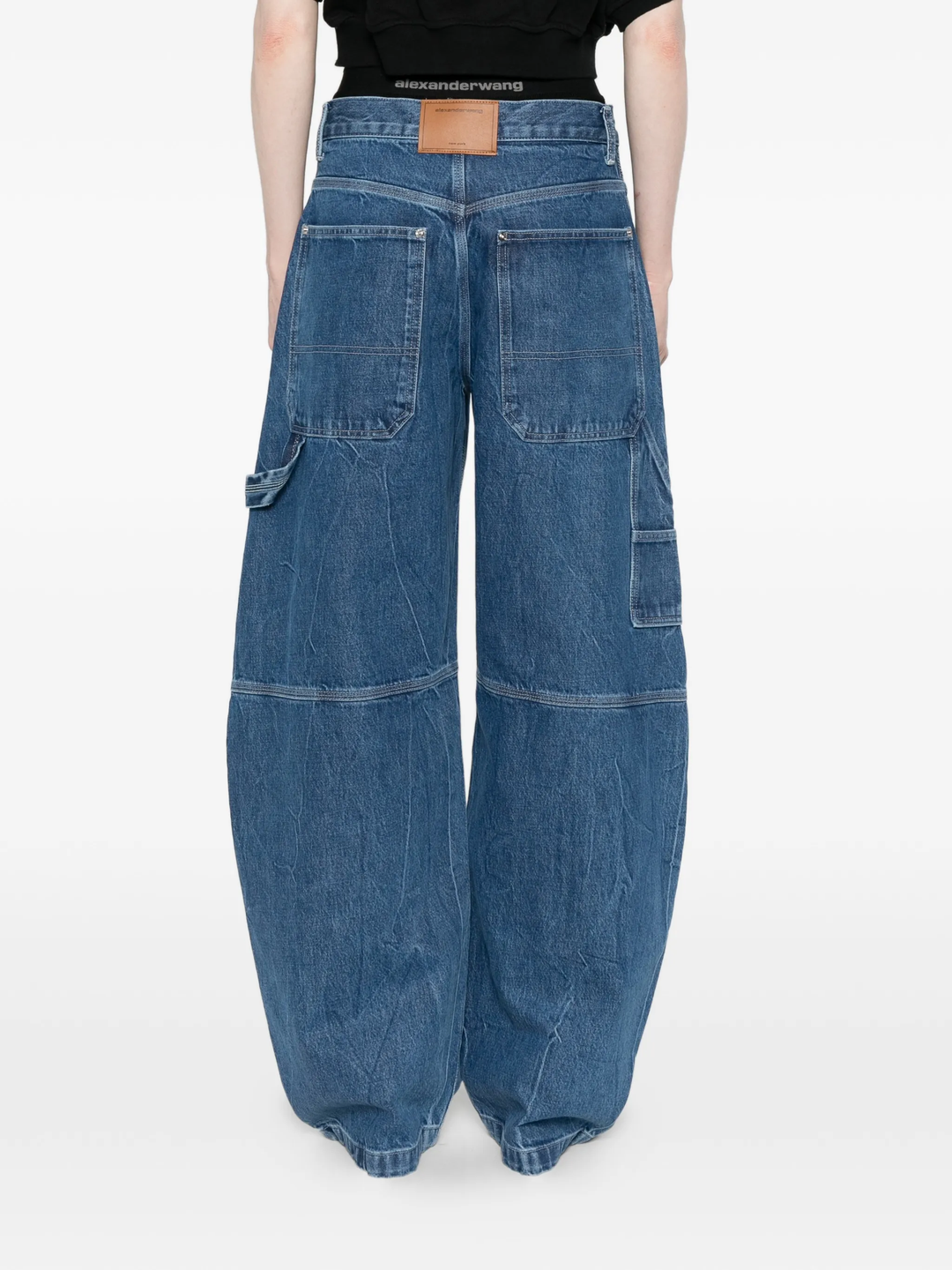 Pre-Styled Mid Rise Oversized Jeans