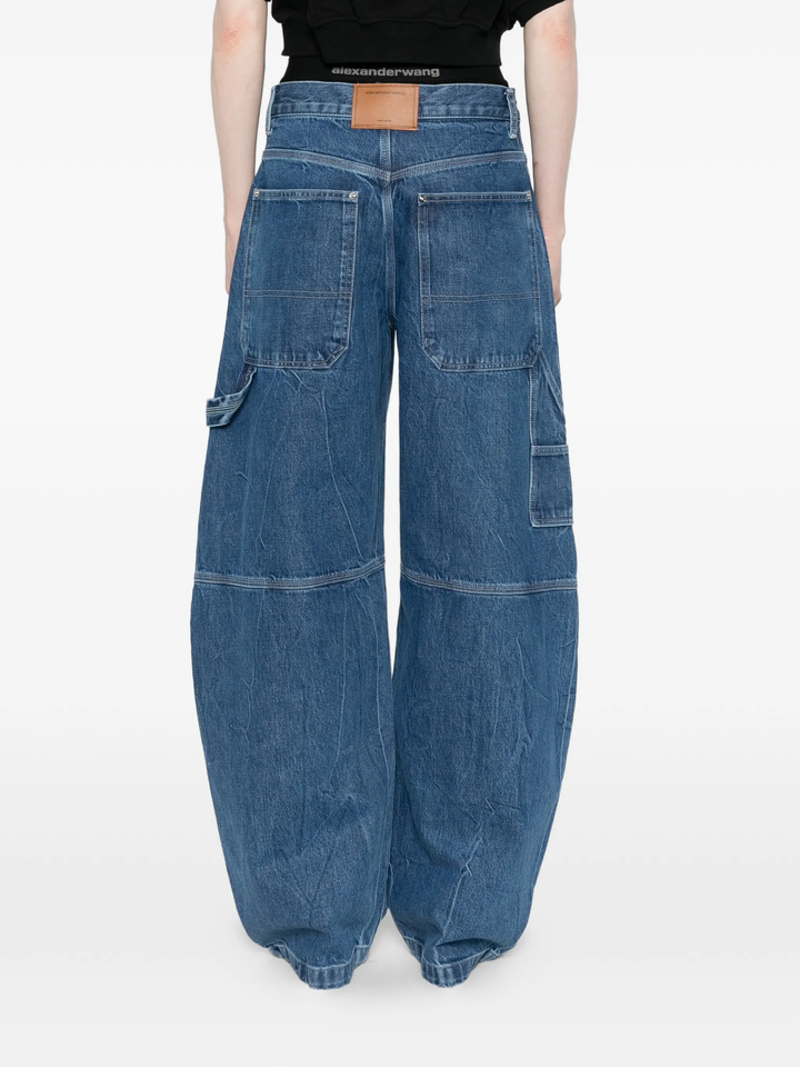 Pre-Styled Mid Rise Oversized Jeans